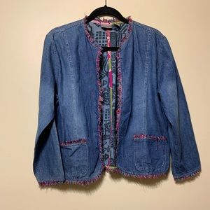Chico size 2 jean jacket